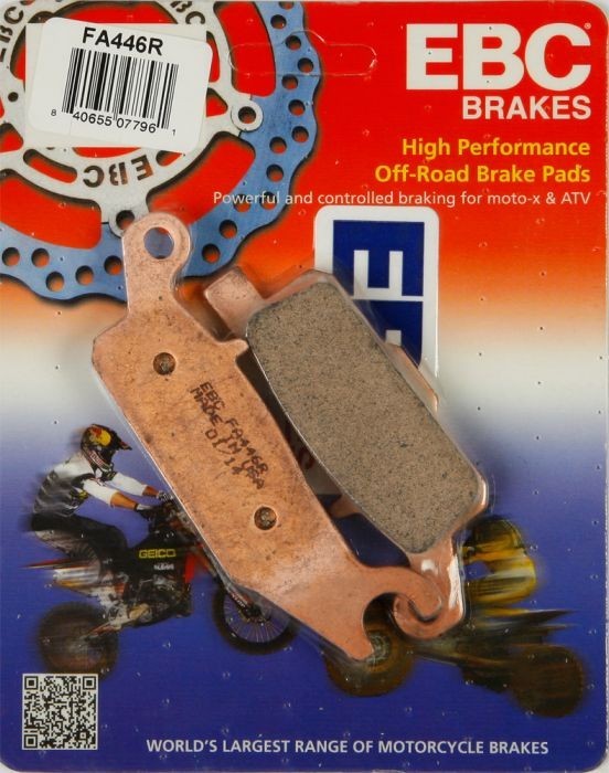 Тормозные колодки задние правые квадроцикла Yamaha 700 550 Grizzly 3B4-W0046-10-00 1721-0744 FA446R