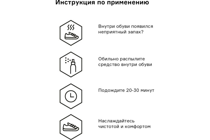 Нейтрализатор запаха для обуви Helmetex Shoes 100 мл (чай-мята) HEL113-2