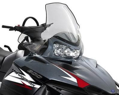 Ветровое стекло снегохода 3мм Polaris Widetrak IQ (высокое +15 см) 5437613 5437613N 5437613NH