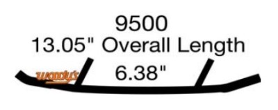 Коньки (16см) снегохода BRP Ski-Doo Expedition Freeride GTX GSX Grand Touring MXZ Skandic Summit Tundra 860201044 860201043 860200141 ESD3-9500 WSD-9500 DS4-9500-1 3300-03