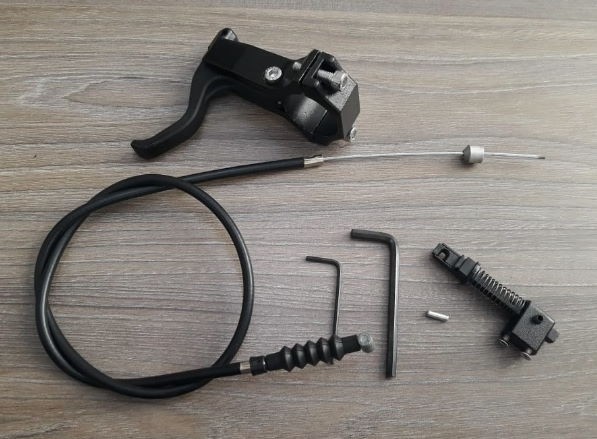 Универсальный левый курок газа снегохода THMP