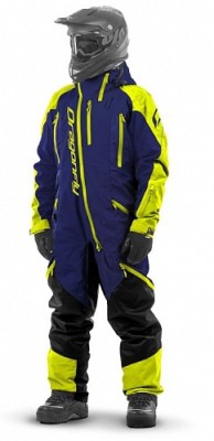 Комбинезон (моносьют) для снегохода Dragonfly Extreme 2020 Blue-Yellow Fluo 820200-20-455 (Размер S) Размер S