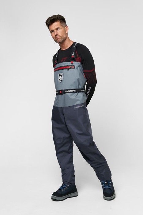 Вейдерсы Finntrail Wademan 1524 Grey_N Размер XLL