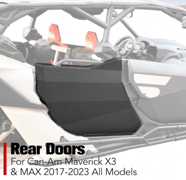 Двери алюминиевые задние BRP Can-Am Maverick X3 MAX 2017-2023 715004732RN 715004732