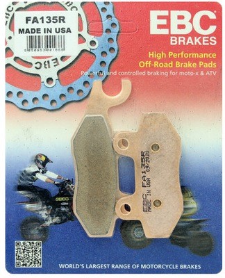 Тормозные колодки квадроцикла BRP Can-Am Commander Maverick Kawasaki Brute Force 750 650 Yamaha Viking Wolverine FA135 FA135R