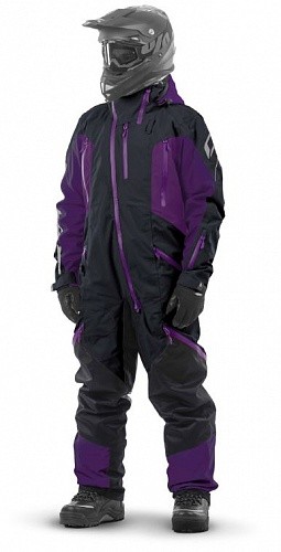Комбинезон (моносьют) для снегохода Dragonfly Extreme 2020 Black-Purple 820200-20-388 (Размер М) Размер М