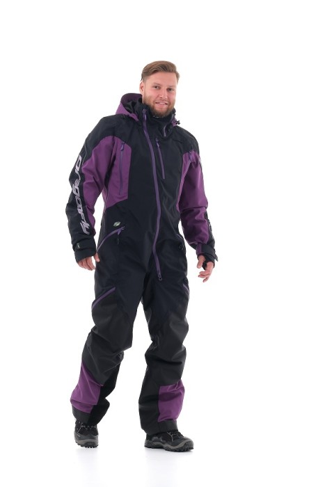 Комбинезон (моносьют) для снегохода Dragonfly Extreme 2020 Black-Purple 820200-20-388 (Размер М) Размер М
