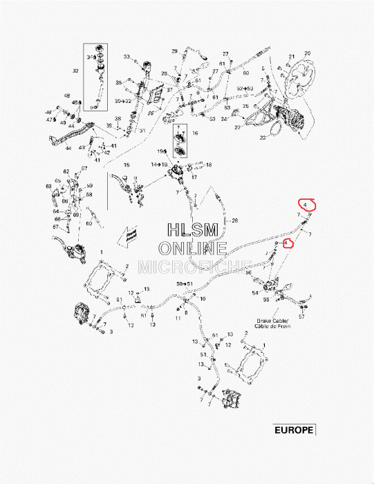 Болт тормозного шланга (суппорта) BRP 705600609