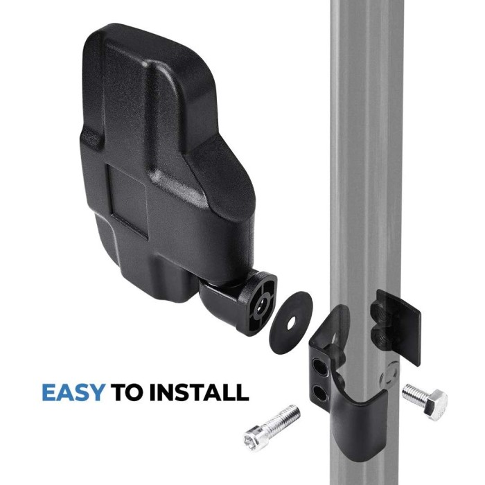 Комплект зеркал для UTV под профильный каркас Can-Am Maverick Trail  Sport  Defender  Traxter  Polaris Ranger  General  Arctic Cat Prowler Kemimoto B0106-04301BK