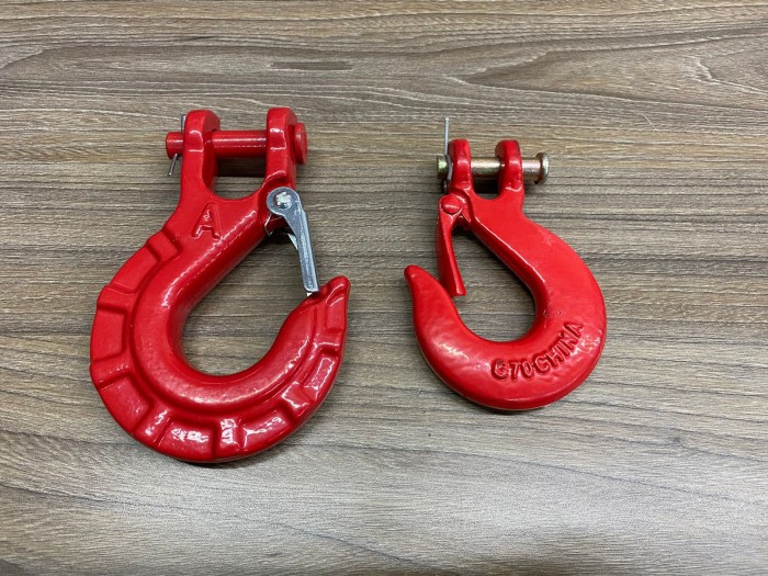 Крюк для лебедки в комплекте с ограничителем (черный) HOOK-B