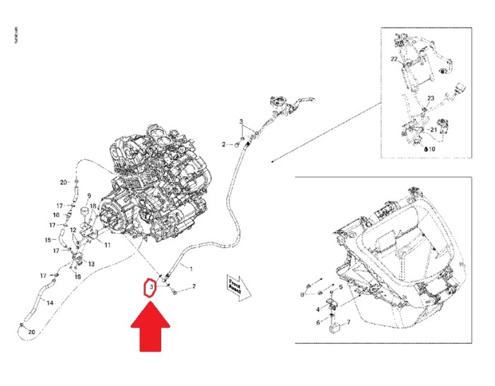 Медная шайба (тормозная) BRP 705600310 705601628