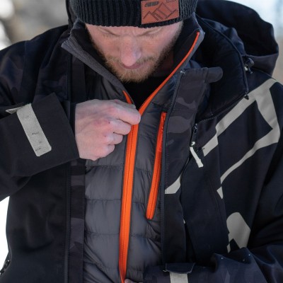 Жилет 509 Syn Loft Hybrid с утеплителем (Dark Ops with Orange, LG) F04001300-601