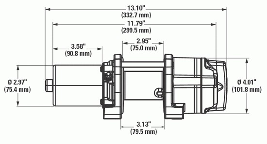 Лебедка для квадроцикла Warn Provantage 2500 арт.91025