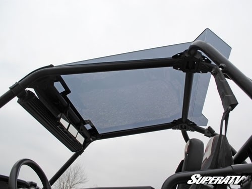 Крыша прозрачная пластиковая SuperAtv для Polaris RZR 900 1000 2014+ ROOF-P-RZR-1K-002 Со спойлером