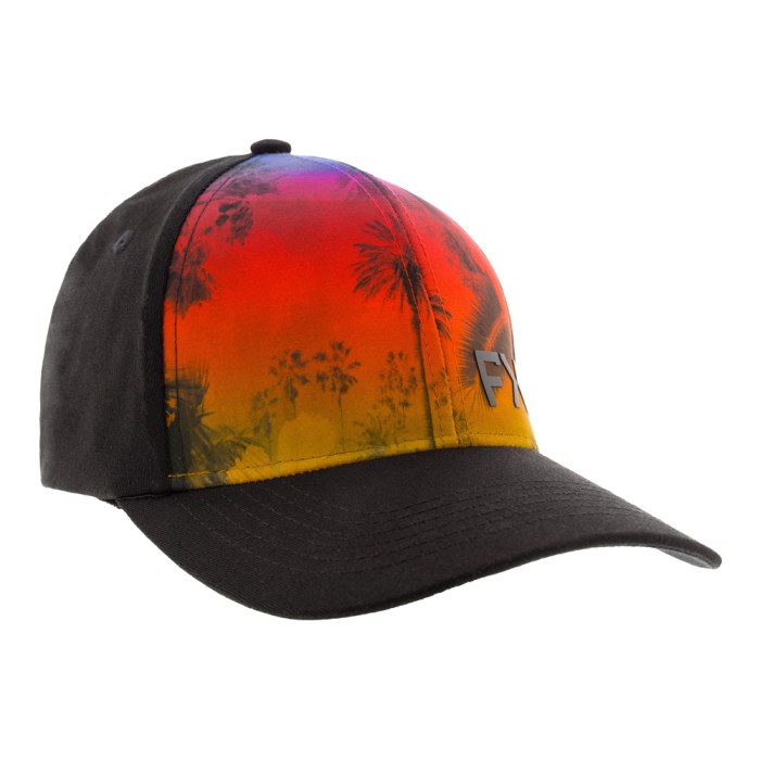 Бейсболка FXR Evo Tropical Black 231941-9710 Размер L/XL
