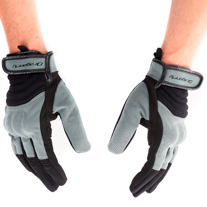 Перчатки QUAD Black-Dark Gray 600124 Размер M