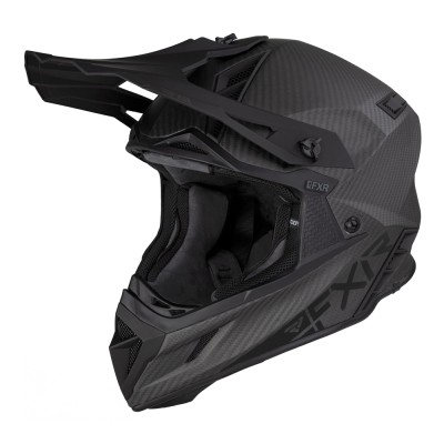 Шлем FXR Helium Carbon с D-образной застежкой Black 230660-1000 Размер XL