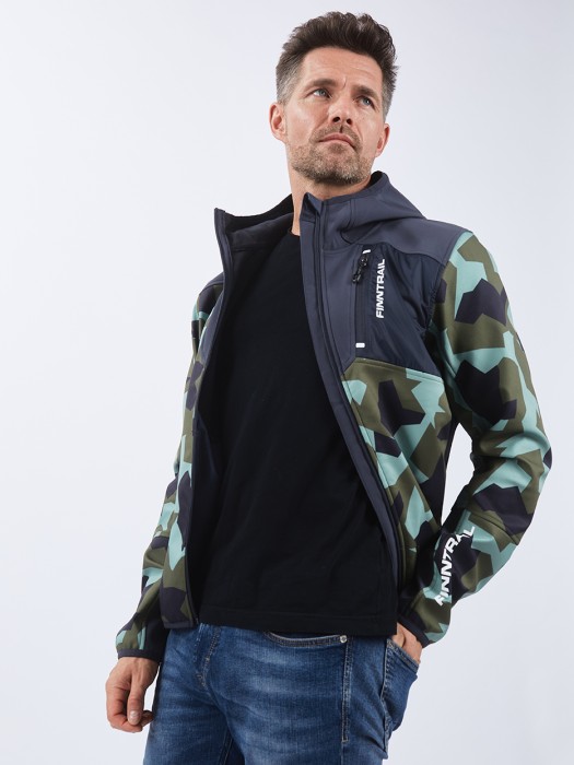 Куртка Софтшелл Finntrail Nitro 1320CamoArmy_N Размер L
