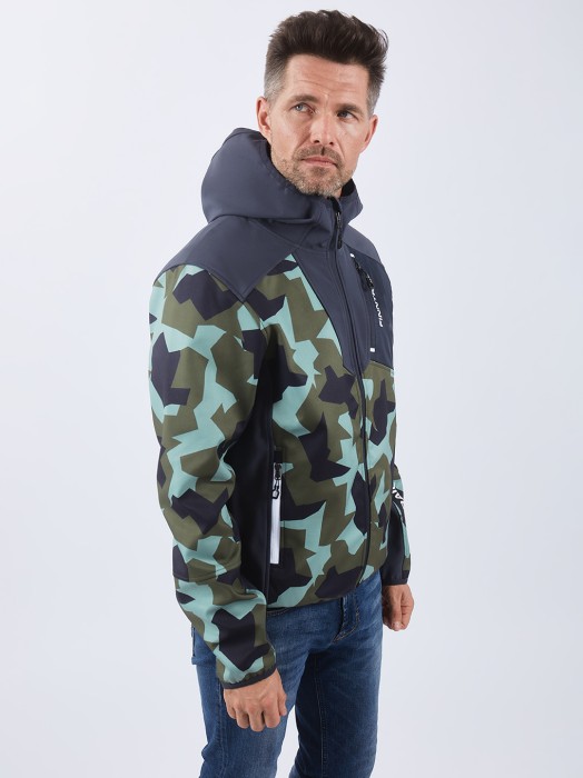 Куртка Софтшелл Finntrail Nitro 1320CamoArmy_N Размер XL