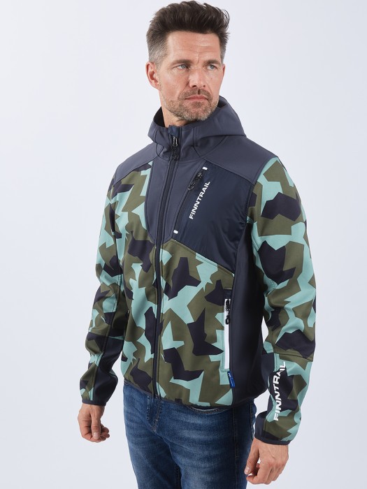 Куртка Софтшелл Finntrail Nitro 1320CamoArmy_N Размер XL