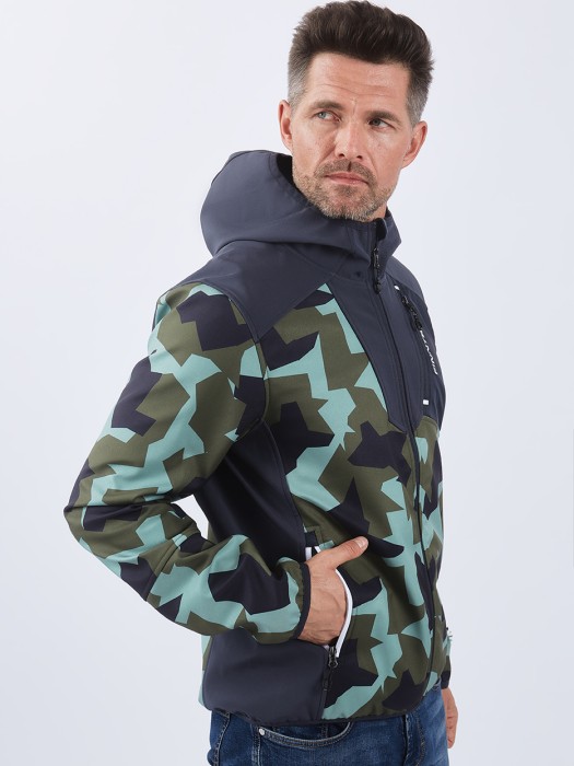 Куртка Софтшелл Finntrail Nitro 1320CamoArmy_N Размер XL