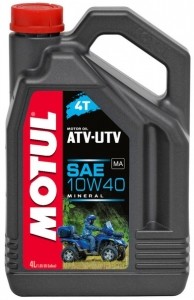Моторное масло минеральное Motul ATV-UTV 10W40 4T 1L 4L 105878 105879 4 Литра