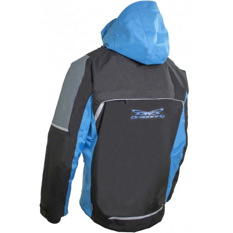 Мембранная куртка DragonFly QUAD PRO BLACK-BLUE 2021 (Размер S) 400117-21-433-S