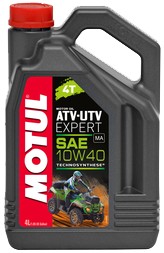Моторное масло полусинтетическое Motul ATV-UTV Expert 10W40 4T 1L 4L 105938 105939 4 литра