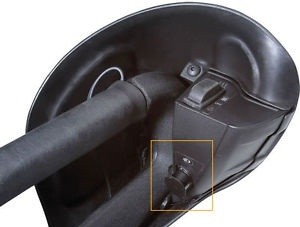 Разъем подогрева шлема пассажира снегохода BRP Ski Doo 860200882