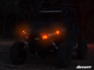 Комплект поворотников с сигналом SuperATV для Polaris RZR 900 1000 2015+ TSK-P-RZR-003