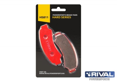 Колодки тормозные Rival Hard Series для квадроциклов Moto X10 H.O.  X8 H.O HS811 HS810 9AWA-0811A0 7020-0810A0 Задние