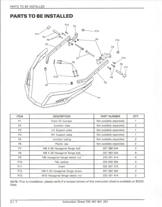 Бампер передний Ski-doo REV-XM, REV-XS 860200932