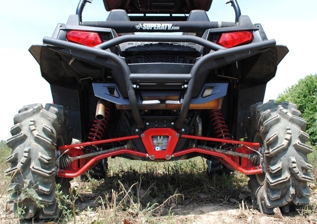 Комплект спортивных задних нижних рычагов для Polaris RZR XP 900 RSL-P-RZRXP- Красные