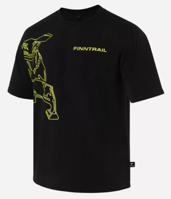 Футболка Finntrail Snowmobile 6715 Black  Размер M