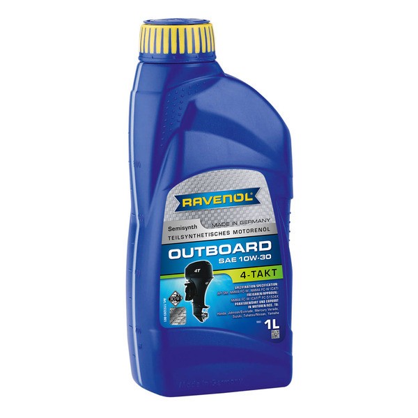 Моторное масло для 4-T лодочных моторов RAVENOL Outboardoel 4T SAE 10W30 (1л) new 1153203-001 1153203-001-01-999