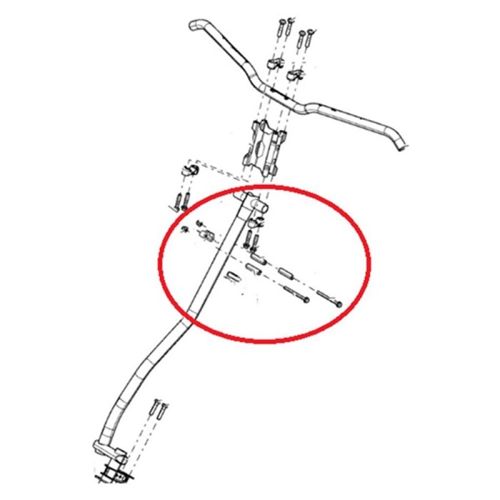 Крепление рулевой колонки верхнее SPI для снегохода Ski-Doo 506152508 SM-08760