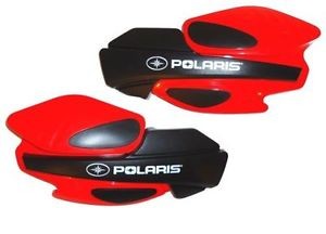Защита рук для снегохода квадроцикла Polaris 2876845,2876846,2876883 Красная