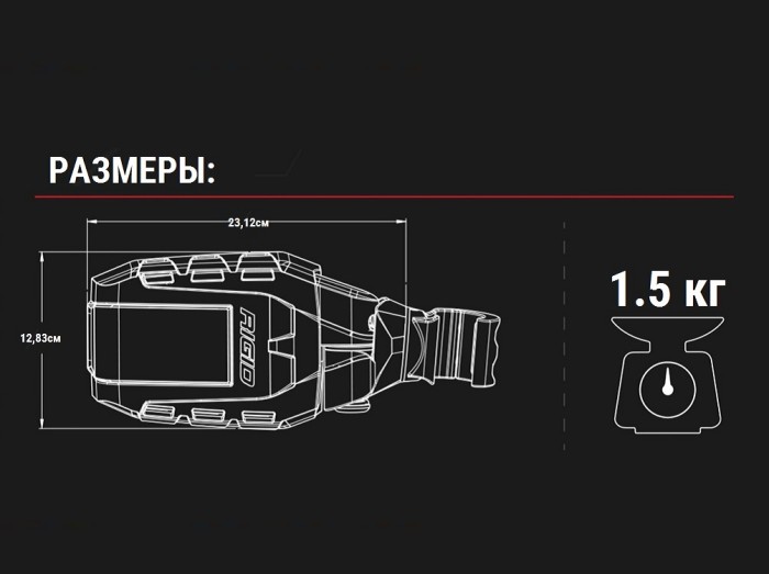 RIGID Reflect  универсальные зеркала заднего вида с встроенными фарами