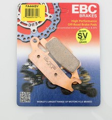 Колодки тормозные передние правые Yamaha Grizzly 550 700 EBC FA444SV