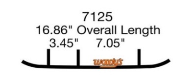 Коньки для лыж снегохода Woody&#039;s Polaris EPI3-7125-1 WPI-7125-1 (2875723 2875954) 4&quot; карбидовый кант