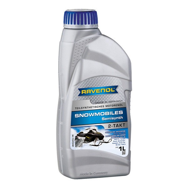 Масло моторное для 2х-Тактных снегоходов RAVENOL Полусинтетическое Snowmobiles Teilsynth. 2-Takt ( 1л) new 1152310-001 1152310-001-01-999