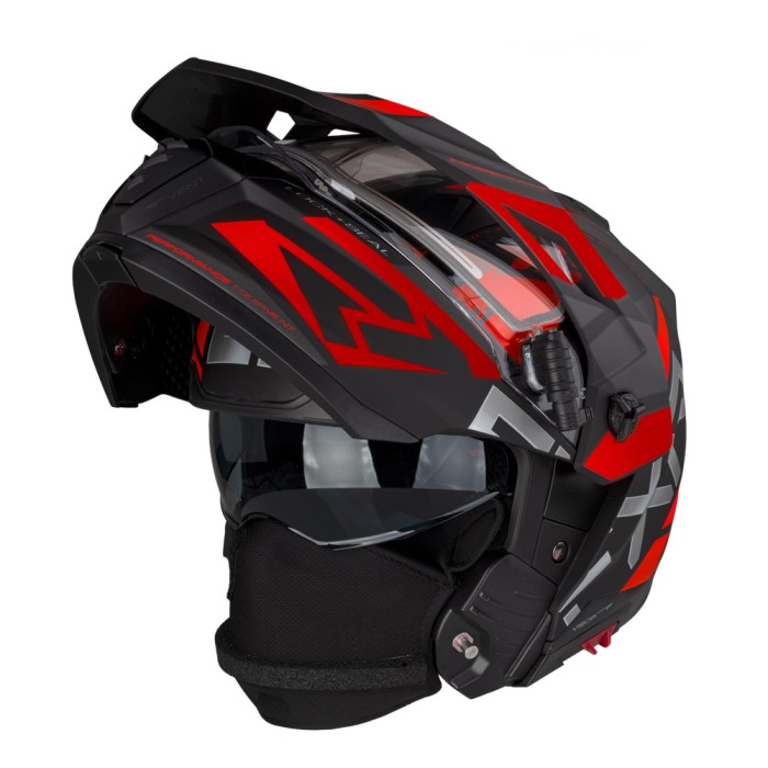 Шлем FXR Maverick X с подогревом (Black Red) 220623-1020 Размер XL