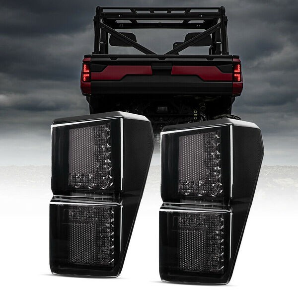 Задние фонари белые Kemimoto для Polaris Ranger 1000XP 2018+ 2413767 2413766 B0803-01801BK
