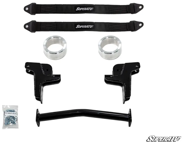 Лифт кит 3" Polaris RZR XP Turbo 4 SuperATV LK-P-RZRXPT-3-02 LK-P-RZRXPT-3-002-02 для амортизаторов FOX 2018+