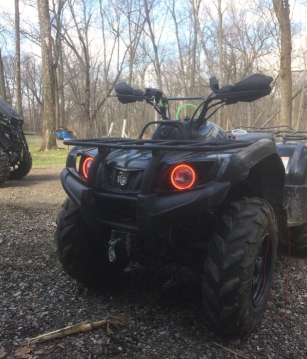 Ангельские глазки для квадроцикла Yamaha Grizzly 700 HLS-GZ-BT