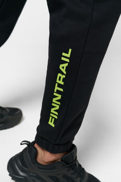 Брюки повседневные мужские Finntrail Logo Black-Yellow 1401 BlackYellow_N Размер L