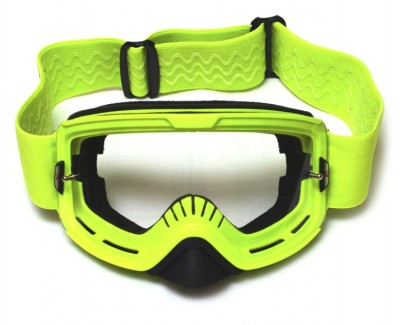 Очки для снегохода / квадроцикла Kemimoto KinPin салатовые со съемной линзой FGMG1000 Линза с затемнением