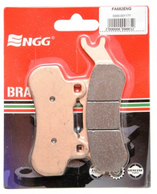 Тормозные колодки передние левые ENGG с направляющими Can-Am Maverick X3   Defender   Traxter 715900386 715900384 FA682ENG