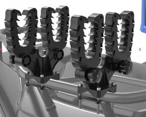 Универсальный держатель двойной Kemimoto B0116-00801BK 21535 21505