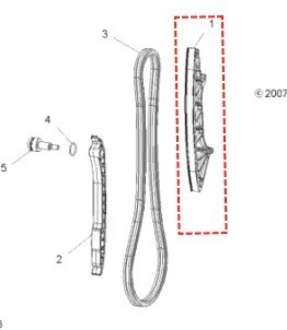 Башмак цепи ГРМ Polaris Sportsman Scrambler 850 3021704